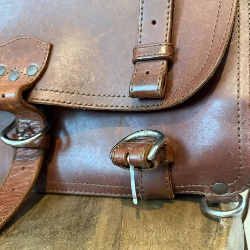 Saddleback Large Classic Leather Briefcase Bag Brown Full Grain Leather